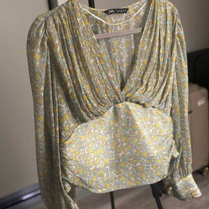 Zara Paisley Top